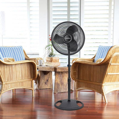 Lasko 16 Inch Oscillating 3 Speed Adjustable Tilting Pedestal Fan (Open Box)