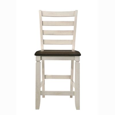 ACME Furniture 77183 Tasnim Wooden Counter Height Dining Chair, Antique White
