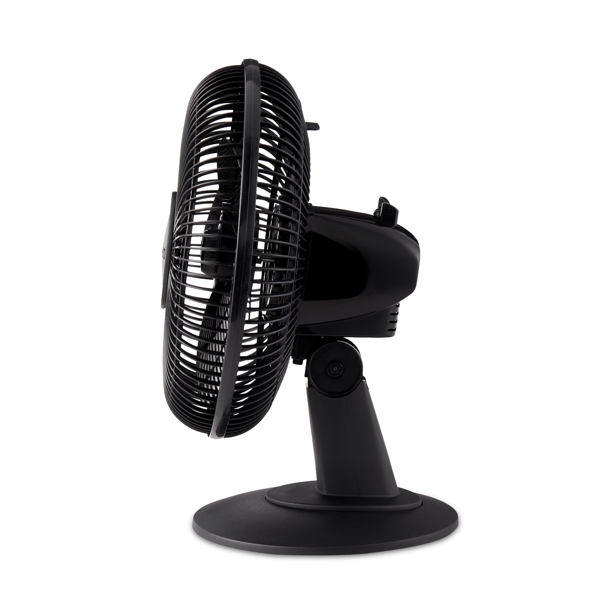 Lasko 12" 3 Speed Portable Oscillating Small Floor Table Fan, Black (Open Box)