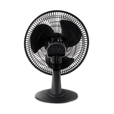 Lasko 12 Inch 3 Speed Oscillating Small Floor or Table Fan, Black 2017 (Used)