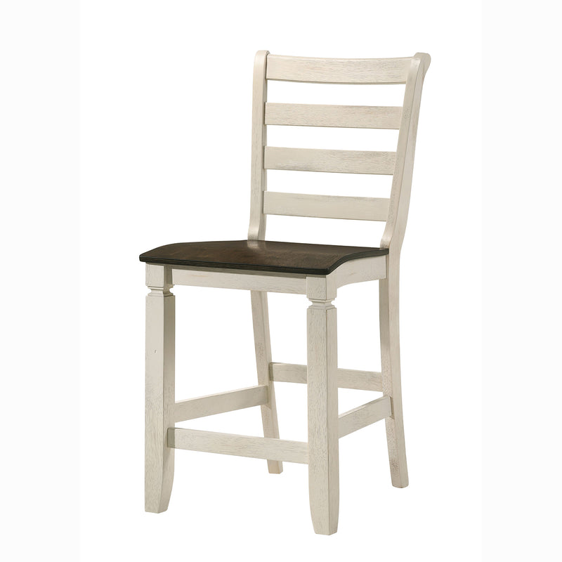 ACME Furniture 77183 Tasnim Wooden Counter Height Dining Chair, Antique White