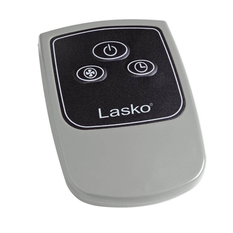 Lasko 20 Inch Cyclone Floor or Wall Mounted Pivoting Fan with Remote, Gray 3520