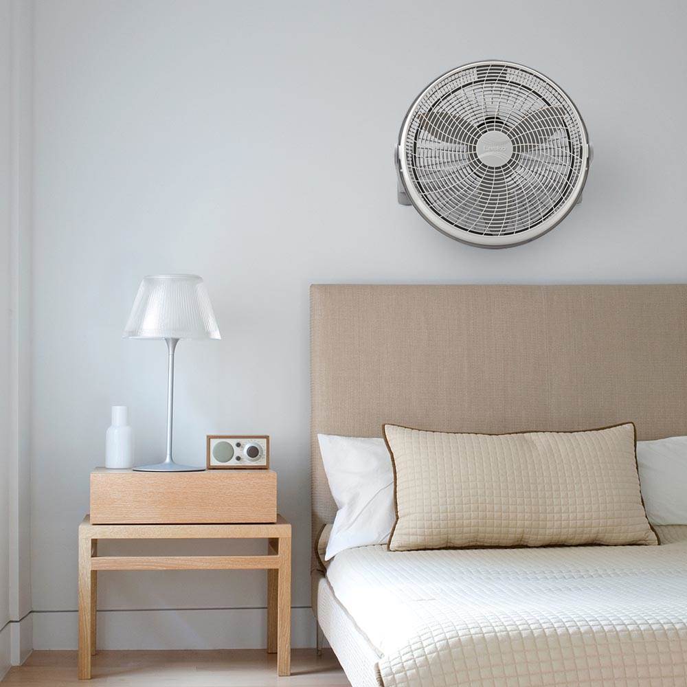 Lasko 20 Inch 3 Speed Cooling Air Circulator Portable Floor Fan, Gray (Used) - VMInnovations