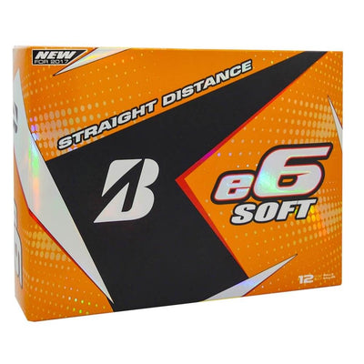 Bridgestone 2017 e6 Soft White Straight Distance Low Spin Golf Balls, 2 Dozen