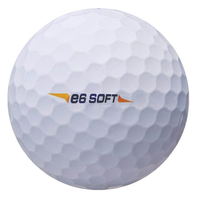 Bridgestone 2017 e6 Soft White Straight Distance Low Spin Golf Balls, 12 Dozen