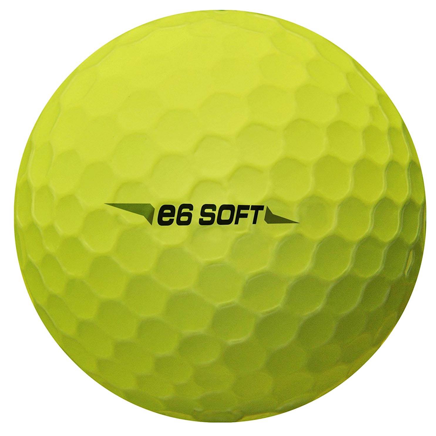 Bridgestone 2017 e6 Soft Yellow Straight Distance Low Spin Golf Balls, 12 Dozen