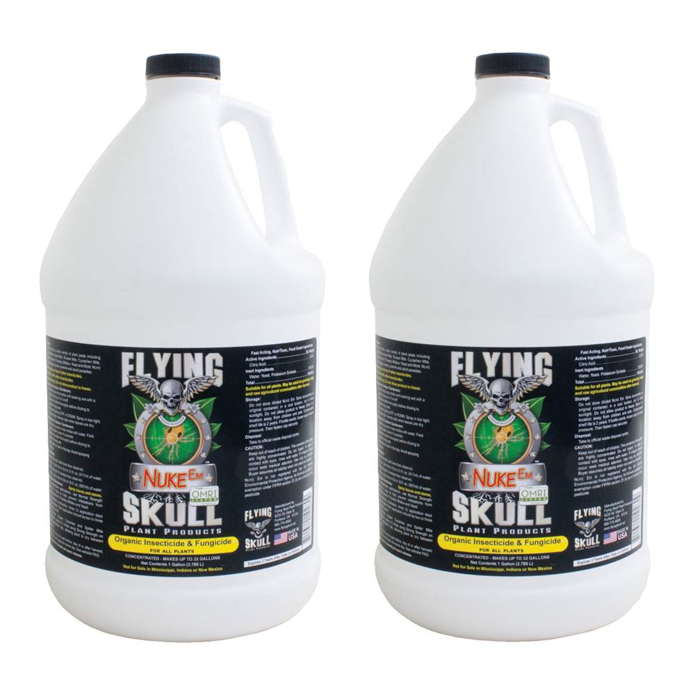 Flying Skull FSIN103 Nuke Em Organic Gardening Insecticide & Fungicide, 2 Gallon - VMInnovations