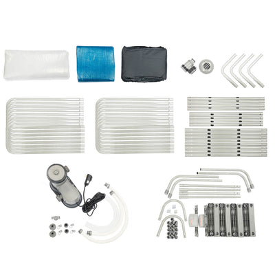 Bestway 16ft x 48in Power Steel Above Ground Pool Set + 6 Coleman Cartridges
