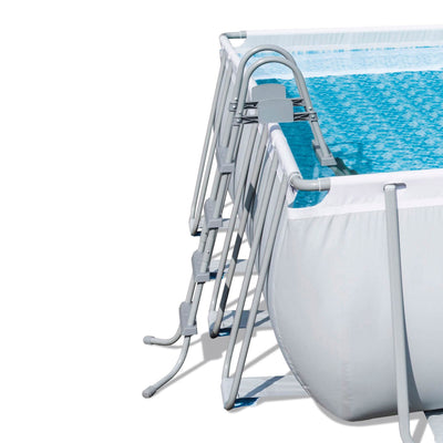 Bestway 16ft x 48in Power Steel Above Ground Pool Set + 6 Coleman Cartridges