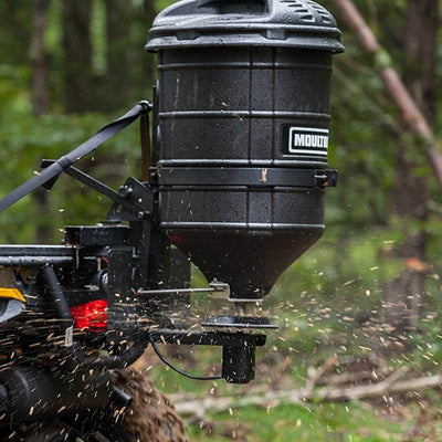 Moultrie Manual Gate ATV 100 Pound Capacity Food Plot Seed Spreader (Open Box)