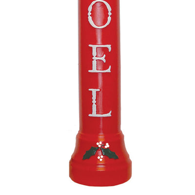 Union Christmas Illuminated Lighted 39" Noel Candle, Holiday Decor, Red, 2 Pack - VMInnovations