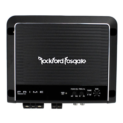 Kicker 12 Inch 1000W Subwoofer Box + 500W Mono D Amplifier, Remote + Wiring Kit