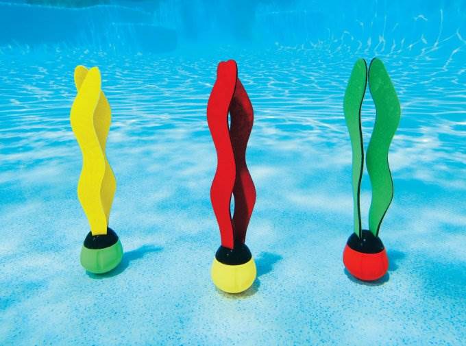Swimline Super Hoops Floating Pool Basketball Game + Diving Balls (3 Pack)