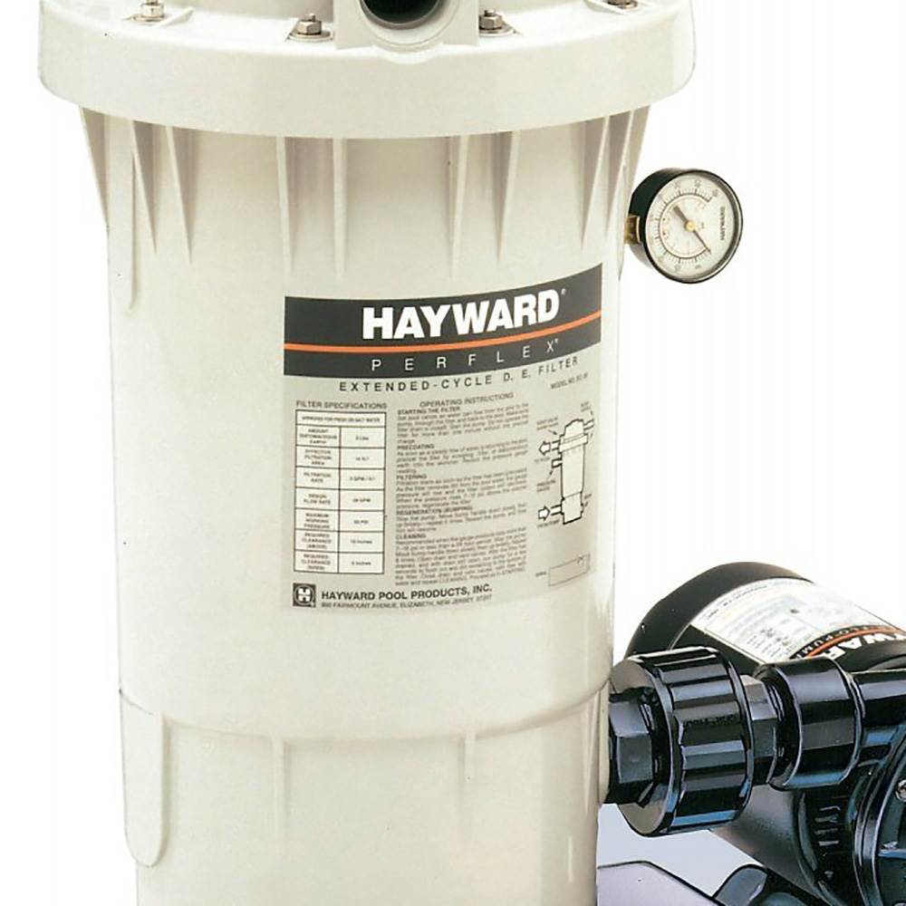 Hayward Perflex Extended-Cycle 40 GPM DE Filter Pool Pump System (Used)