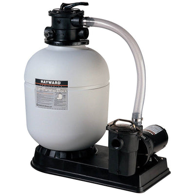 Hayward 18 Inch 1 HP Top Mount Pro Series Power Sand Filter Pool Pump (Open Box)