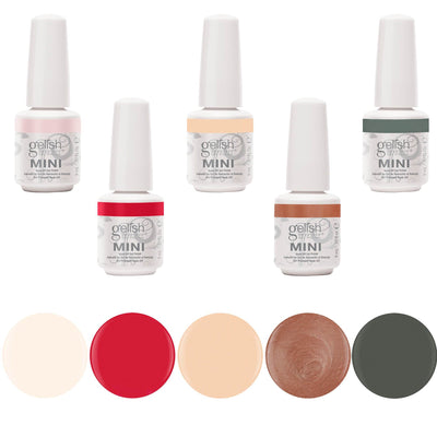 Gelish Gel Nail Polish Basix Care Kit + Gel Soak Off Nail Polish Collection (Open Box)