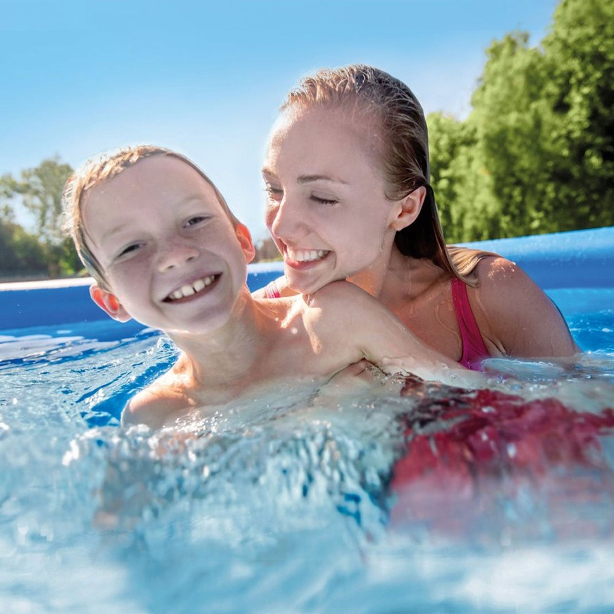 Intex 18' x 48" Inflatable Above Ground Pool Set with Filter Cartridges (6 Pack) - VMInnovations