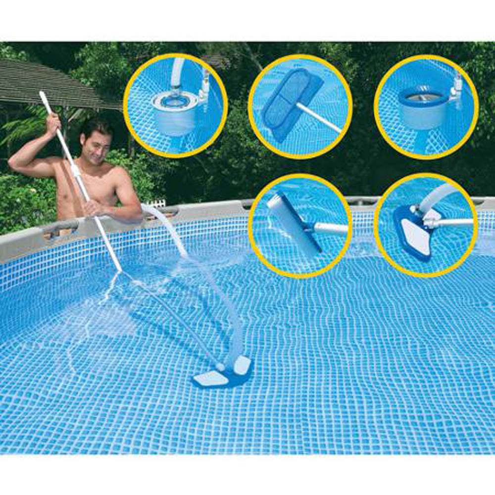 Intex 26' x 52" Ultra Frame Above Ground Pool Set + Filter Cartridges (6)