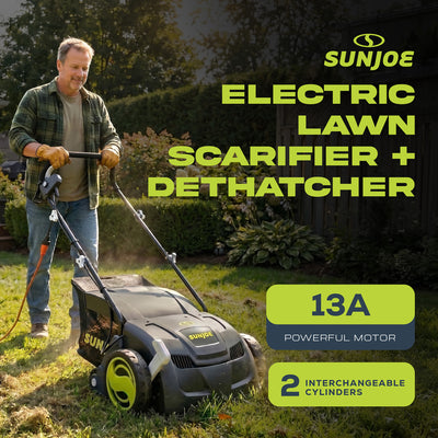 Sun Joe 12 Amp Electric Dethatcher/Scarifier, AJ801E (For Parts) - VMInnovations