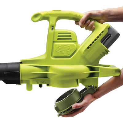 Sun Joe iON Brushless 40V 5.0Ah Cordless 3-in-1 Handheld Blower Vacuum & Mulcher
