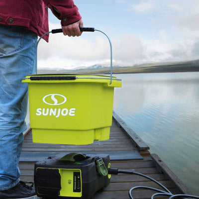 Sun Joe Cordless 1160 PSI / .79 GPM Water Pressure Power Washer w/ Pump and Hose