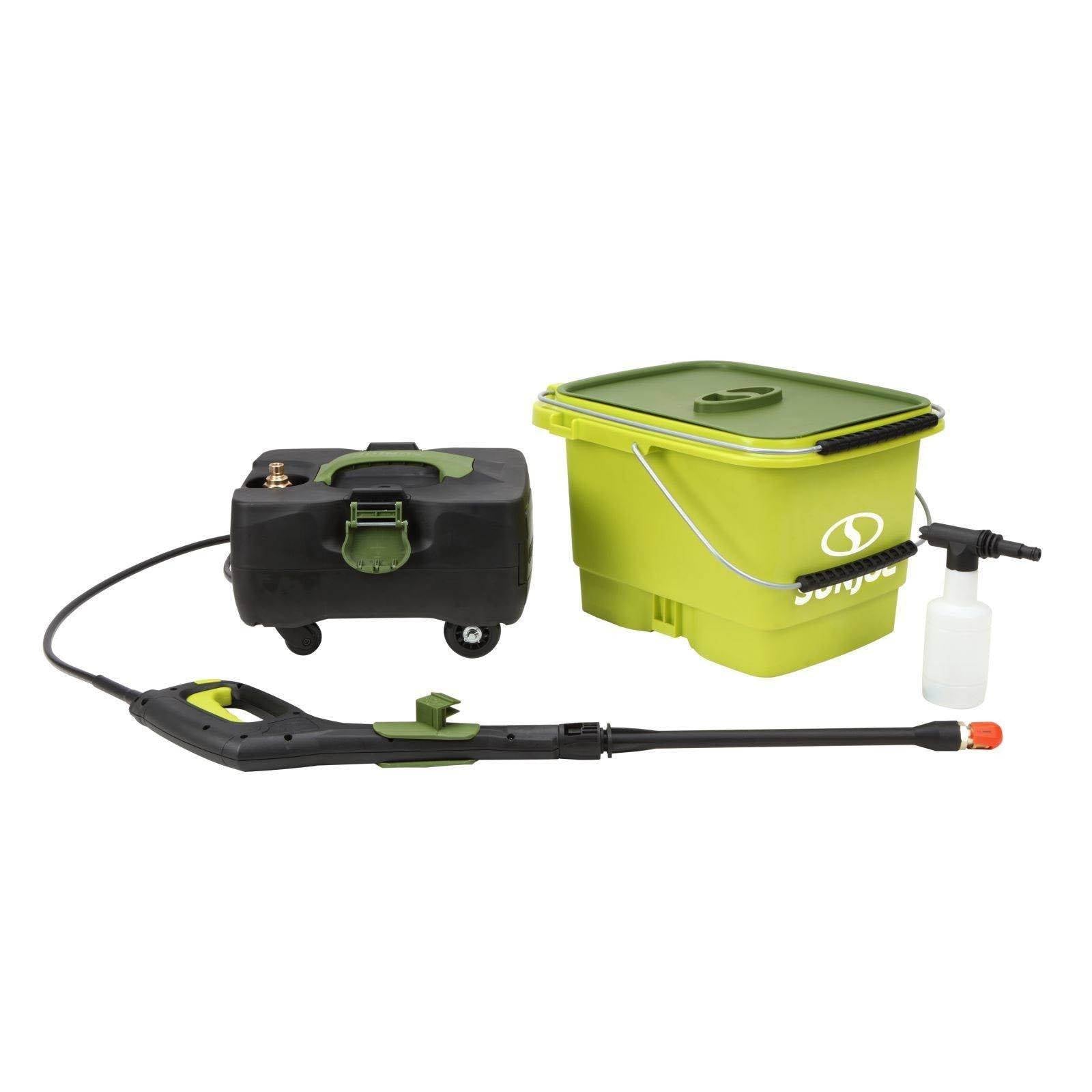 Sun Joe Cordless 1160 PSI / .79 GPM Water Pressure Power Washer w/ Pump and Hose
