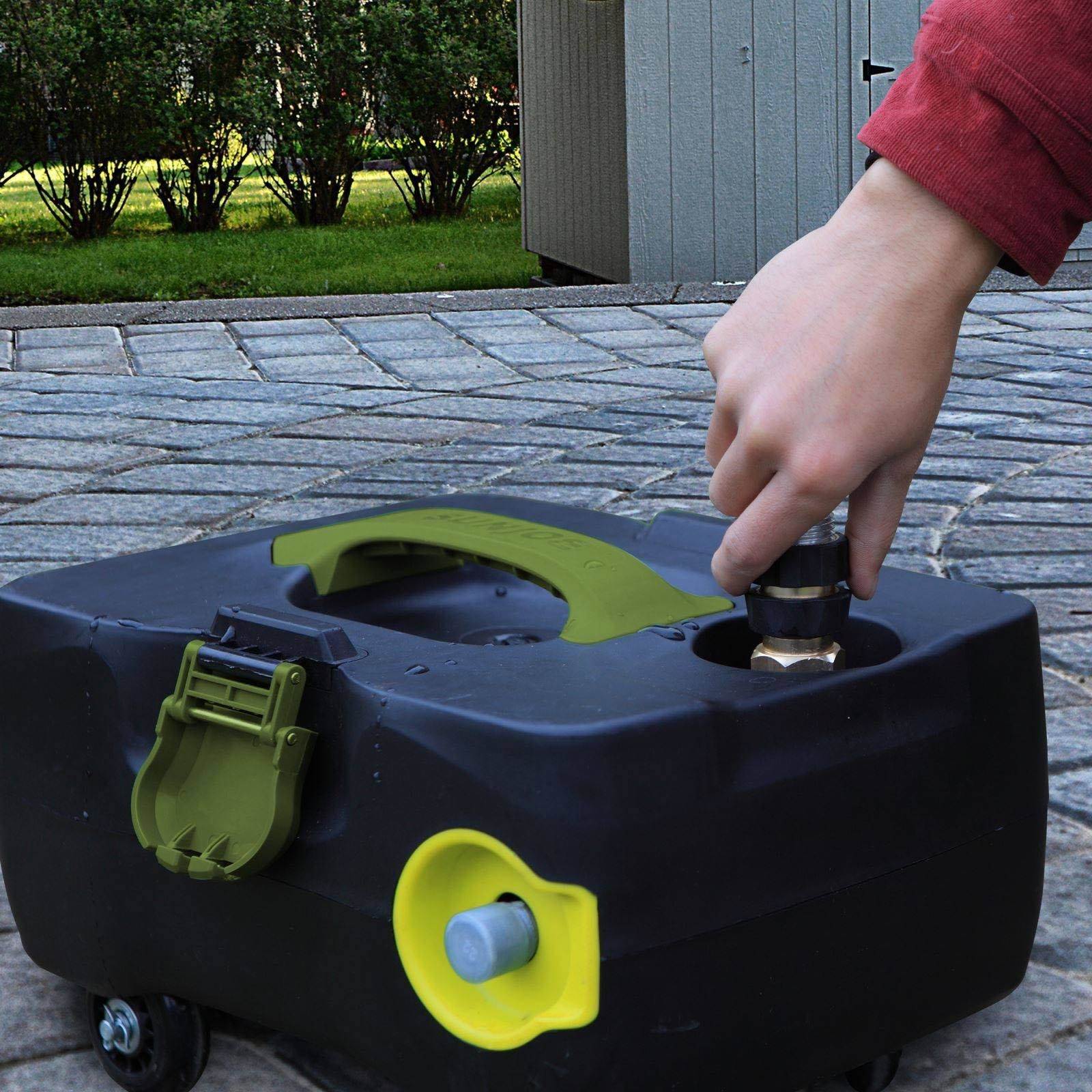 Sun Joe Cordless 1160 PSI / .79 GPM Water Pressure Power Washer w/ Pump and Hose