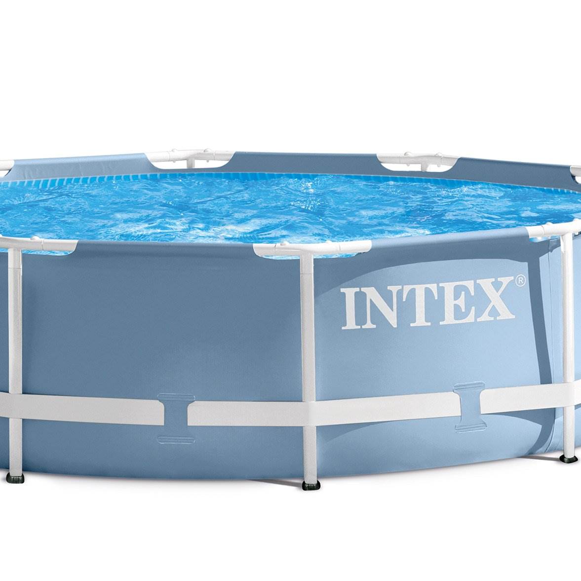 Intex 10' x 30" Prism Frame Pool + 10' Debris Cover + Type H Cartridge Filter - VMInnovations