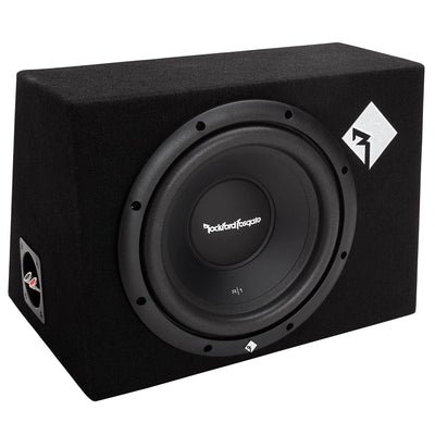Rockford Fosgate 400W Prime 10 In Loaded Subwoofer Enclosure R1-1X10 (Open Box)