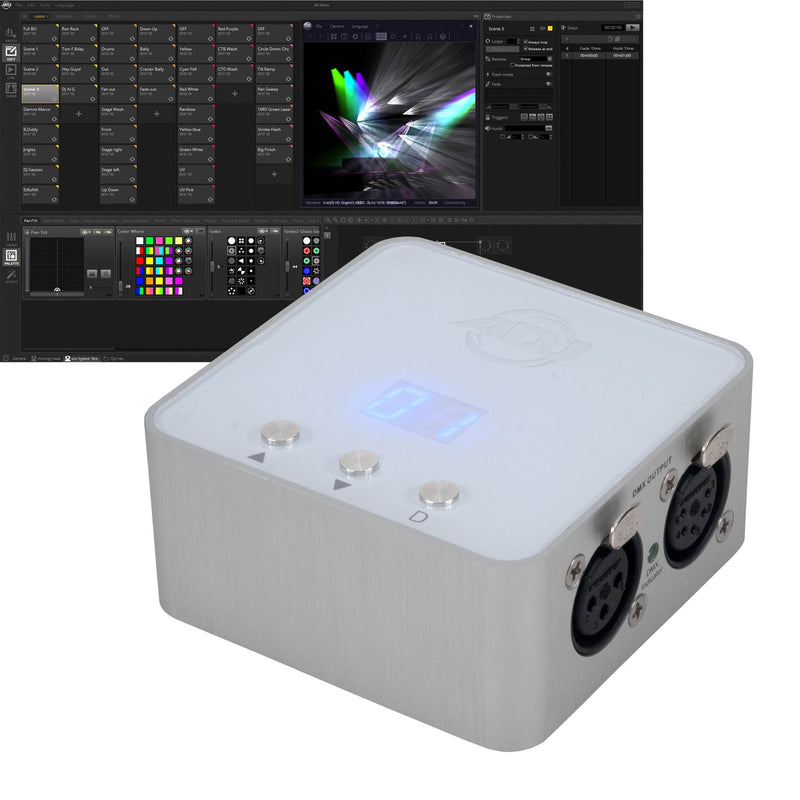 American DJ MyDMX 3.0 DMX USB Lighting Control Interface Dongle with Software