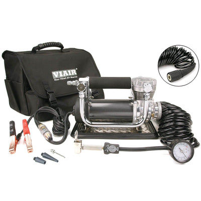 VIAIR 150 PSI 12 Volt Powerful Portable Air Compressor Kit with Bag (For Parts)