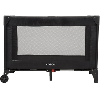 Cosco Funsport Compact Fold Wheeled Nap and Play Yard, Mapleton | Open Box