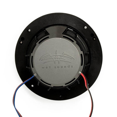 Wet Sounds 6.5" 200W Silver LED Coaxial Full Range Marine Speakers (Open Box)
