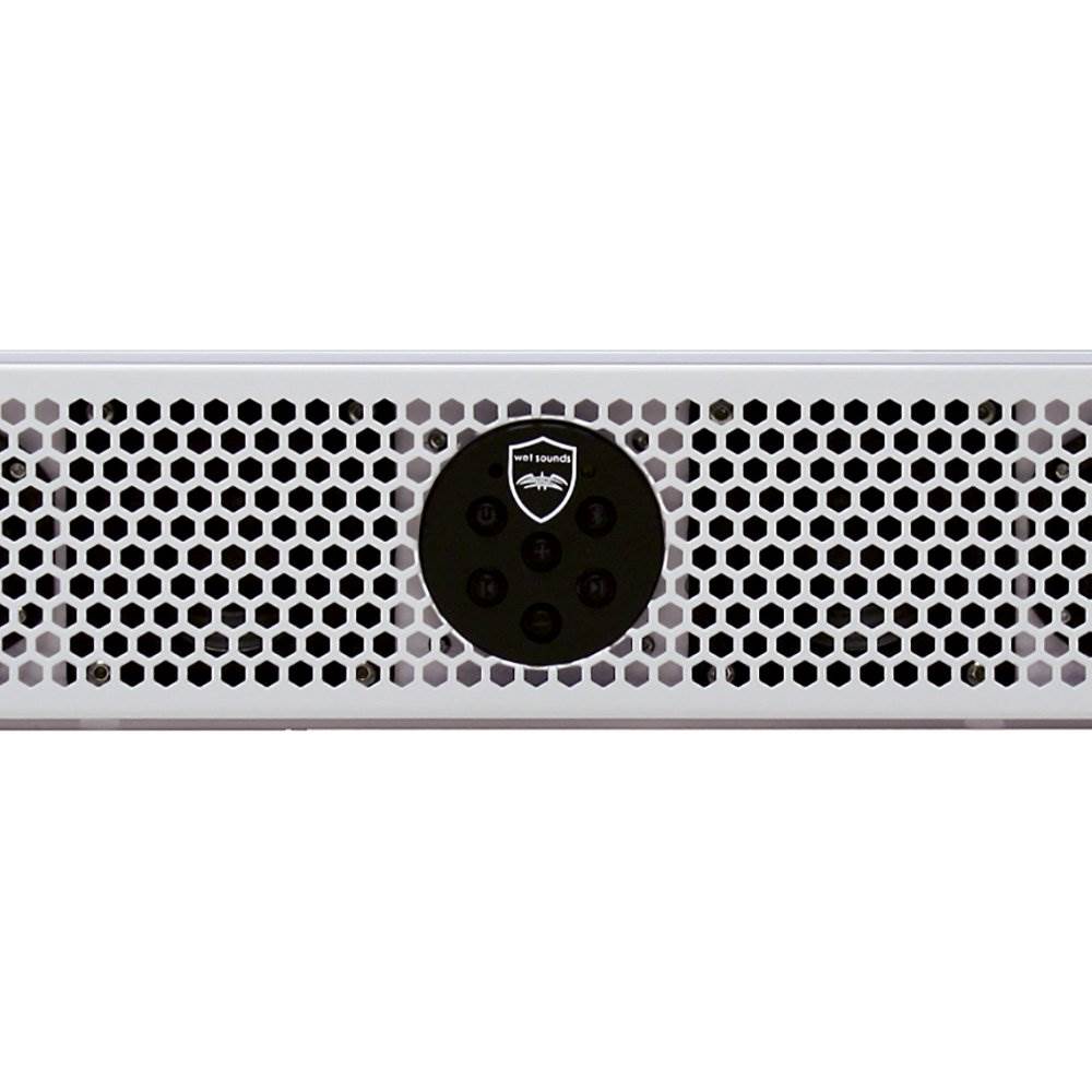 Wet Sounds Stealth 6 Ultra HD 200W White Marine ATV Soundbar + Remote (Open Box)