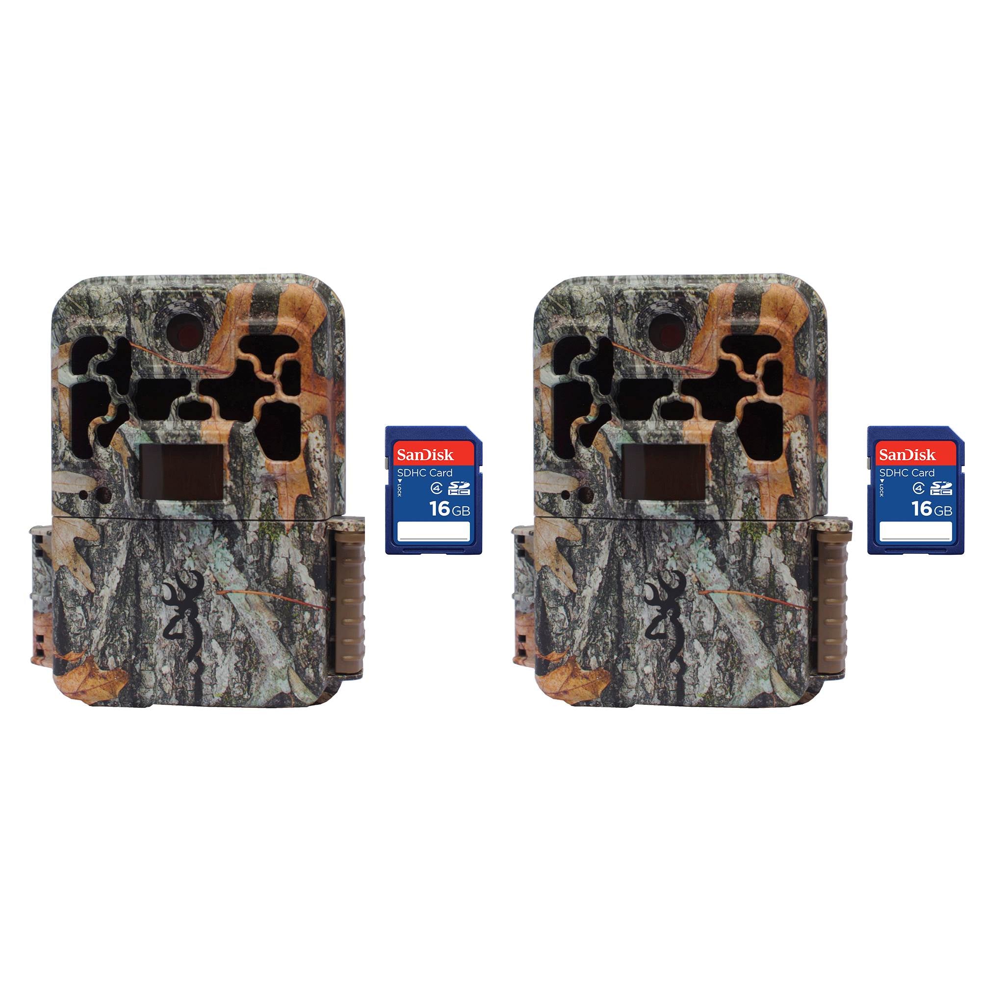 Browning Trail Cameras Spec Ops FHD Platinum 10MP Game Camera, 2 Pack + SD Cards