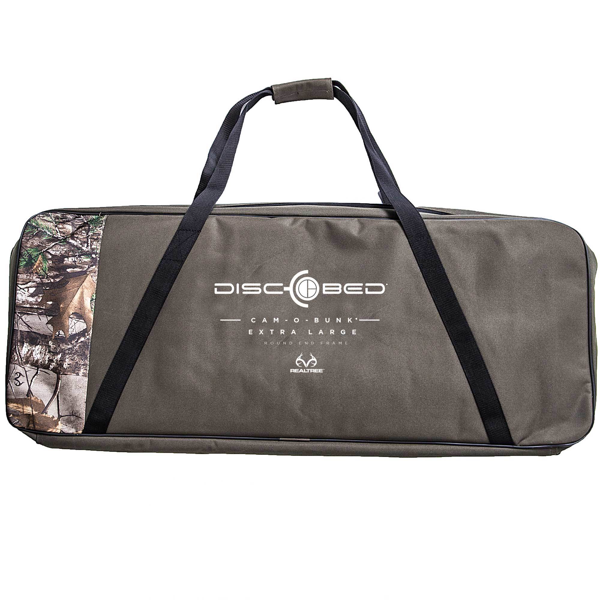 Disc-O-Bed X-Large Realtree Cam-O-Bunk Cot w/ Organizers + 7 Inch Leg Extensions