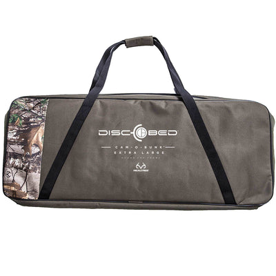 Disc-O-Bed X-Large Realtree Cam-O-Bunk Cot w/ Organizers + 7 Inch Leg Extensions