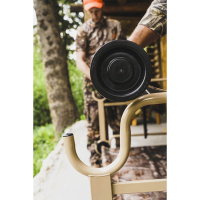 Disc-O-Bed X-Large Realtree Cam-O-Bunk Cot w/ Organizers + 7 Inch Leg Extensions
