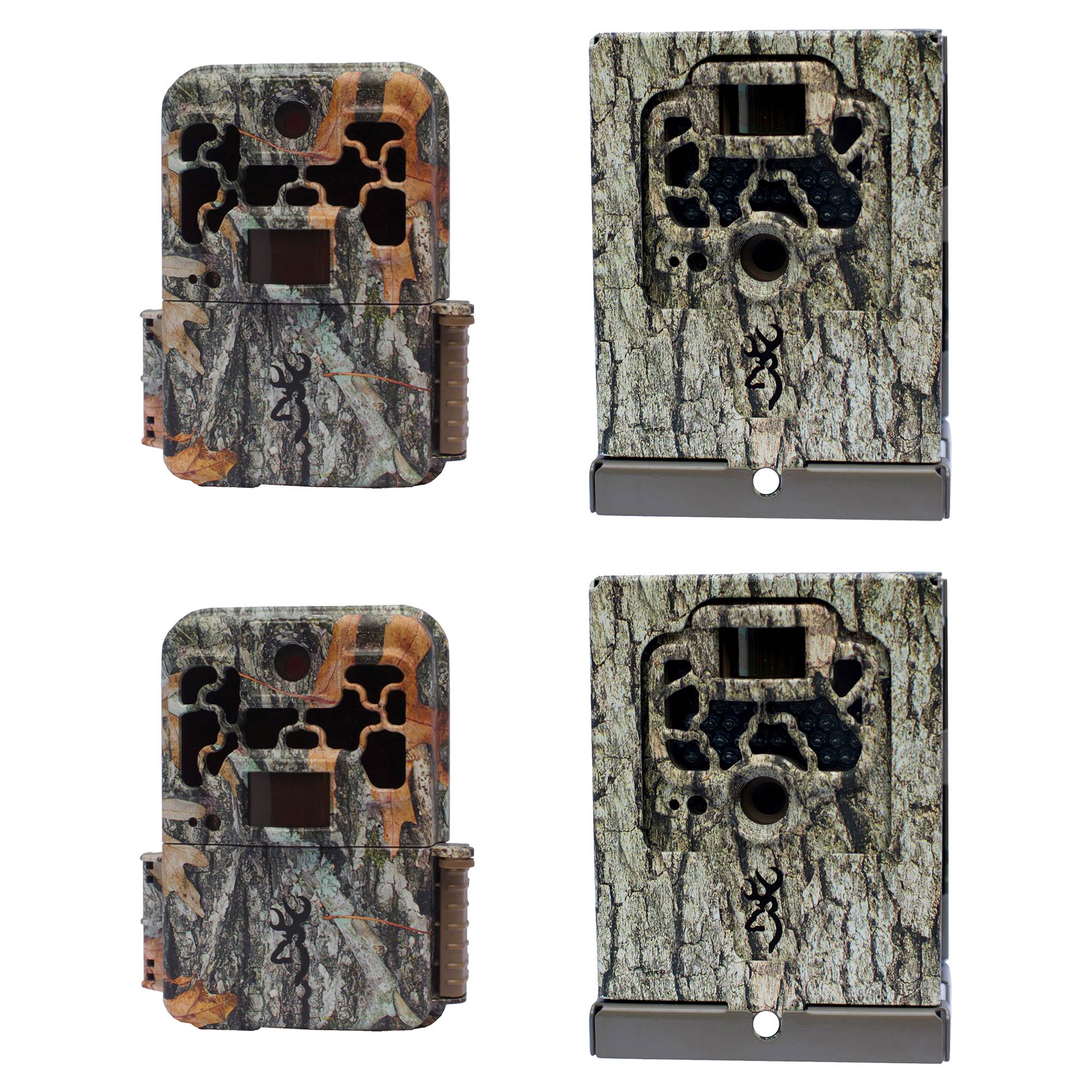 Browning Trail Cameras SpecOps FHD Platinum Game Camera, 2 Pack + Security Cases