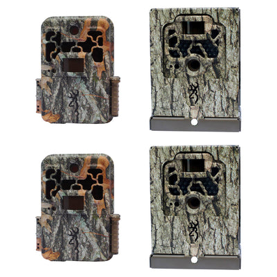 Browning Trail Cameras SpecOps FHD Platinum Game Camera, 2 Pack + Security Cases