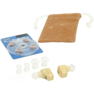 Walker's Ultra Ear ITC Sound Amplifier/Reduction In Ear Buds, Pair (Open Box)