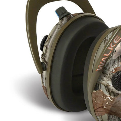 Walkers Alpha Muffs 360 Hunting 9x Hearing Enhancement Earmuffs, Camo (Open Box)