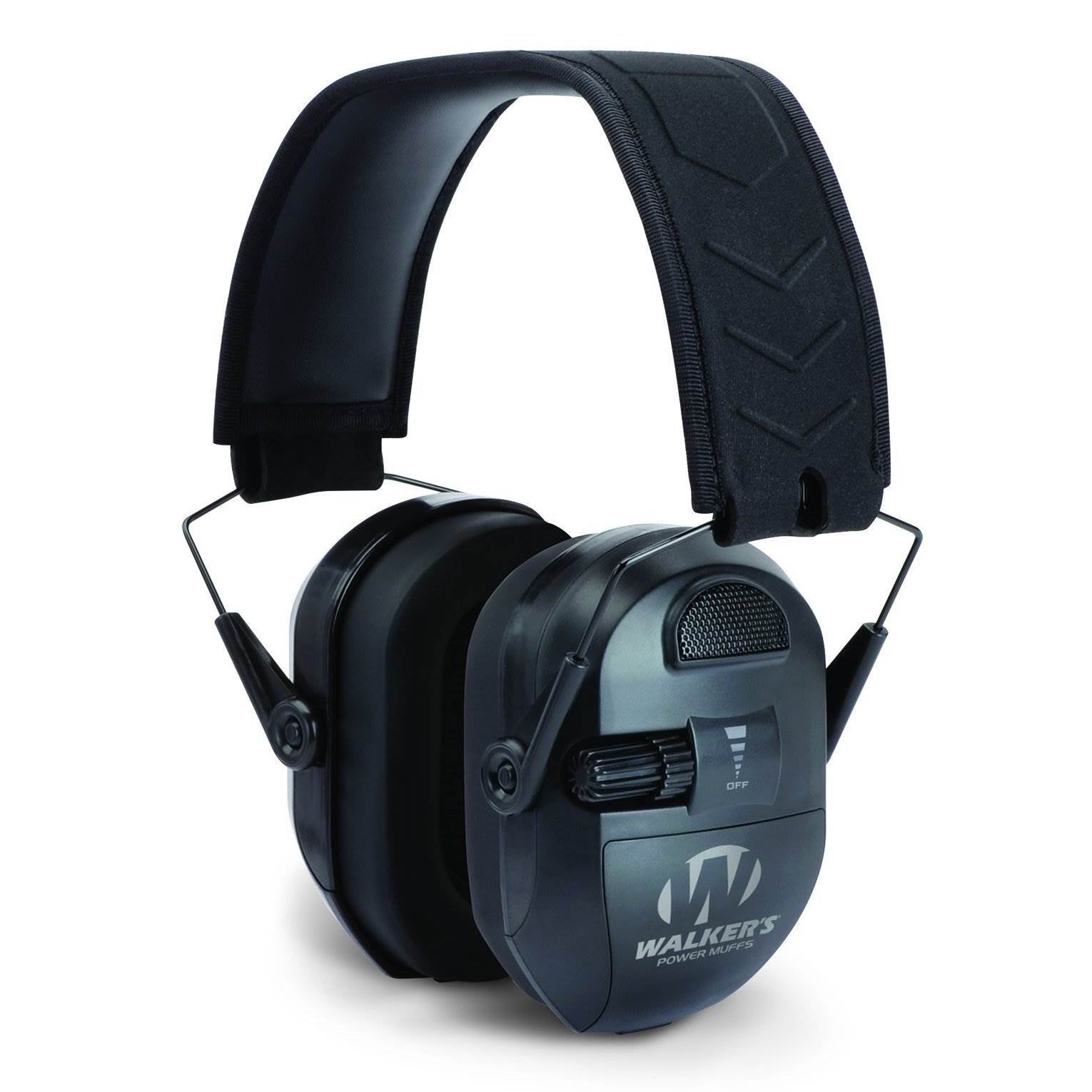 Walkers Hunting Shooting 9x Power 2 Omni Microphone Power Muffs Black (Open Box)