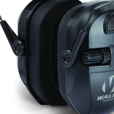 Walkers Hunting Shooting 9x Power 2 Omni Microphone Power Muffs Black (Open Box)