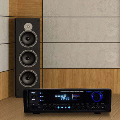 Pyle PT390BTU Digital Home Theater Bluetooth 4 Channel Radio Aux Stereo Receiver - VMInnovations
