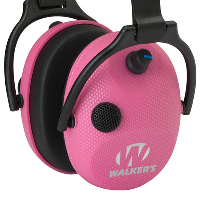 Walkers Alpha Muffs Hunting Shooting Hearing Enhancement Earmuffs Pink(Open Box)