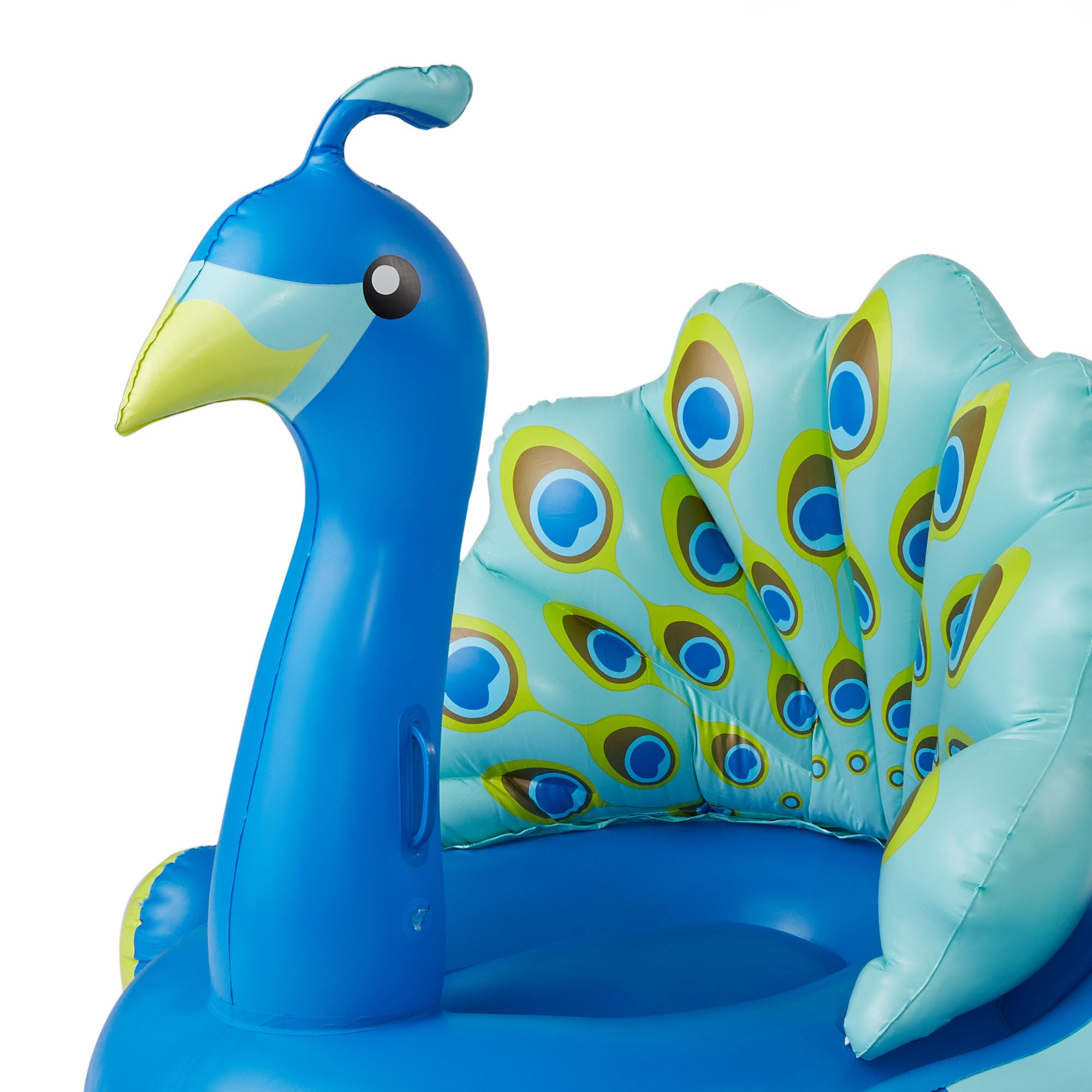 Swimline Giant Inflatable Colorful Peacock Swimming Pool Float | Open Box