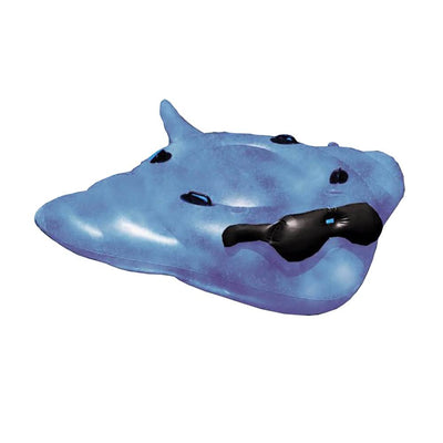 GAME Stingray Pool Float Inflatable Ride On w/ Handles & Cup Holders (Open Box)