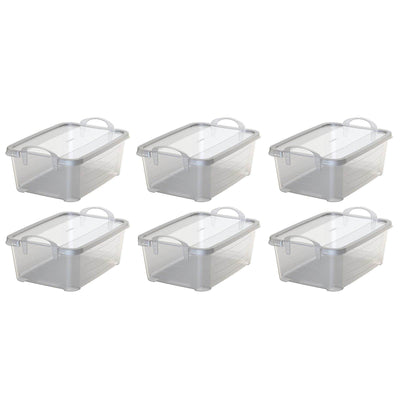 Life Story Clear Closet Organization Storage Box Container, 14 Quart (6 Pack) - VMInnovations