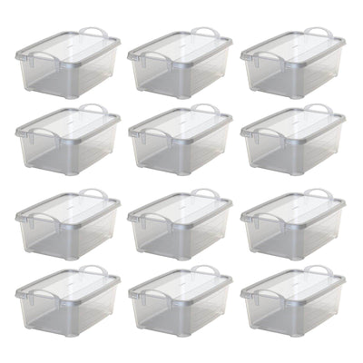 Life Story Clear Closet Organization & Storage Box Container, 14 Quart (12 Pack) - VMInnovations